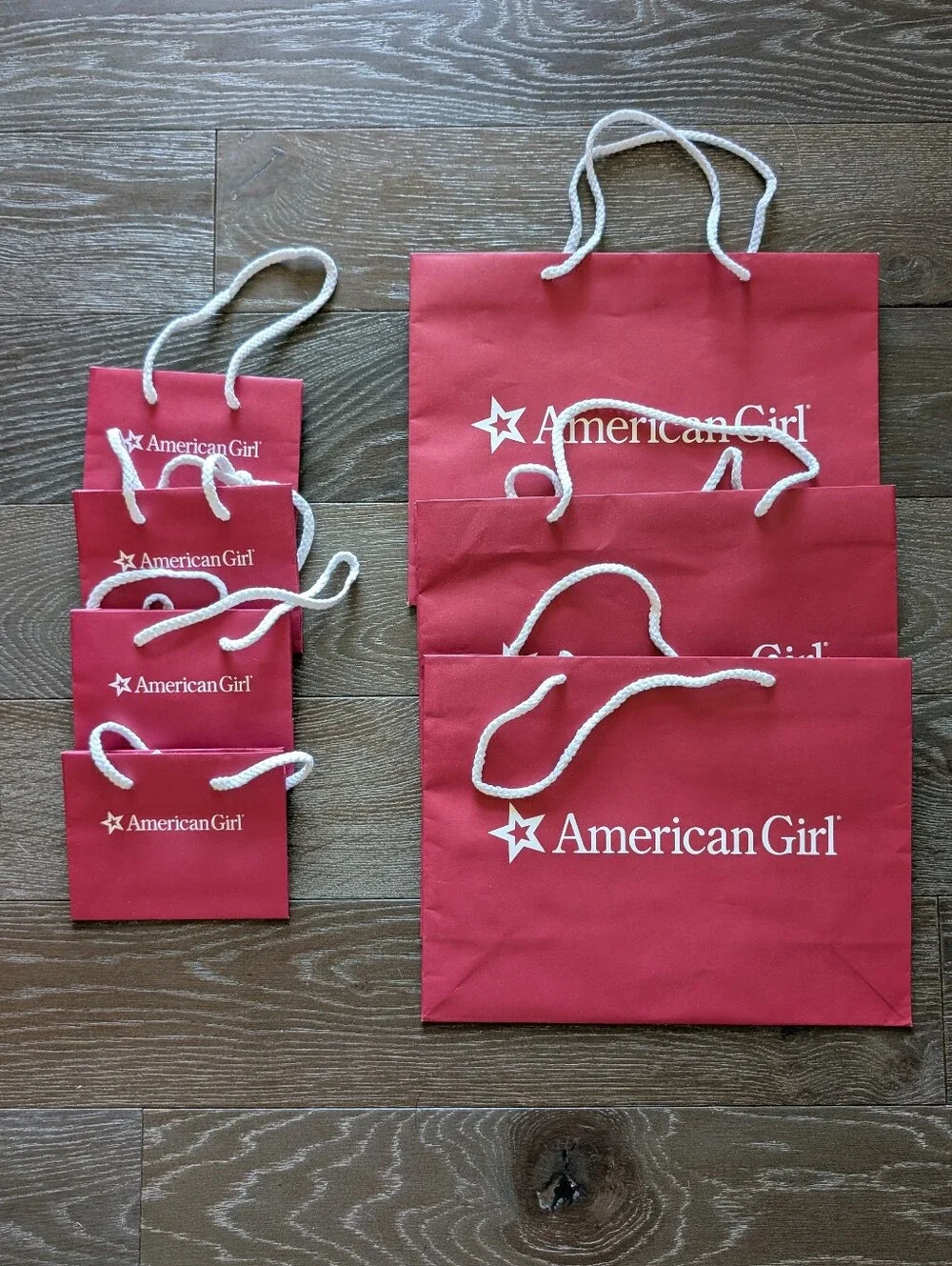 American Girl Doll Store Gift Bag Set Of 7